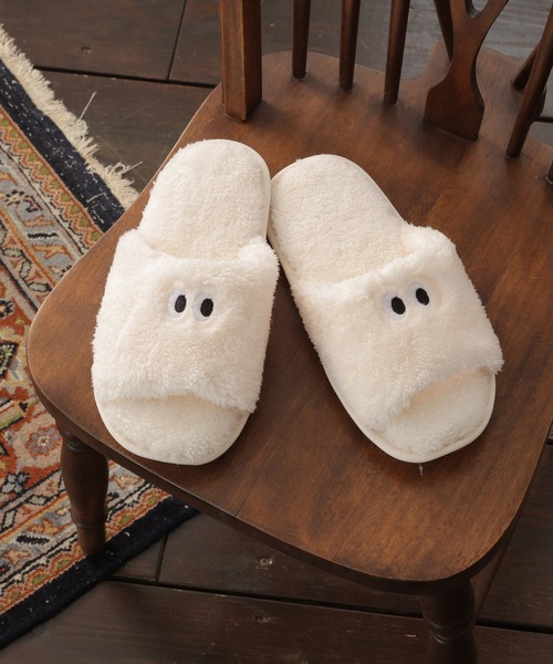 モンスター スリッパ 韓国 刺繍 ルームシュース（ルームシューズ