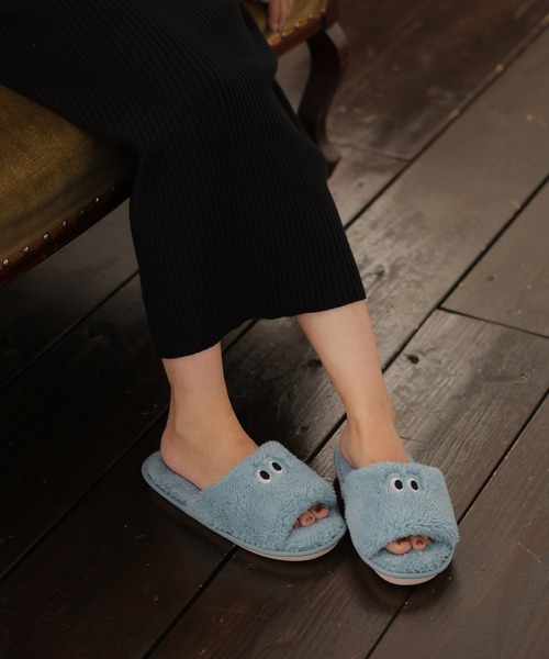 セール】モンスター スリッパ 韓国 刺繍 ルームシュース（ルーム