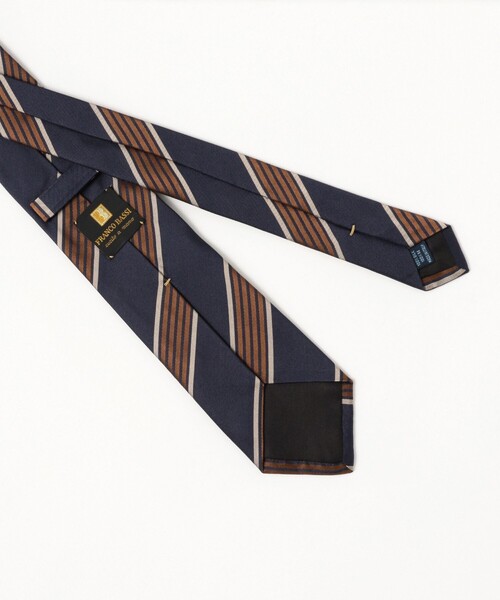 セール】FRANCO BASSI / シルク ストライプ ネクタイ（ネクタイ