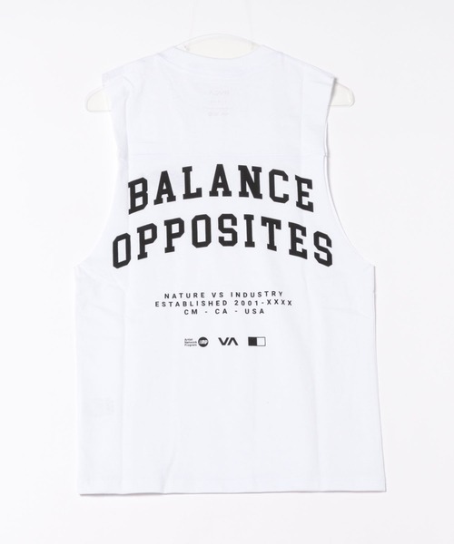 RVCA(ルーカ)の「RVCA レディース GLOBAL RANK CUTOFF TT タンクトップ 【2025年夏モデル】/ルーカカットオフルーズフィットシルエットタンクトップ(タンクトップ・レディース・ブラック/グレー/ホワイト・SMALL/MEDIUM)」の4枚目の写真