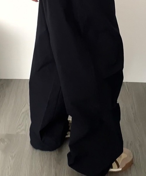 gossip!ロサンゼルス(ゴシップロサンゼルス)の「YUGA ワイドレッグカジュアルパンツ(カーゴパンツ・レディース・ネイビー/グレー/ブラック・L/M)」の7枚目の写真