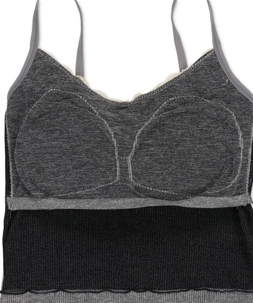 SPINNS（スピンズ）の「カップ付きキャミソール/リボン/レース（キャミソール・レディース・グレー/ブラック/ホワイト・ONESIZE）」の18枚目の写真