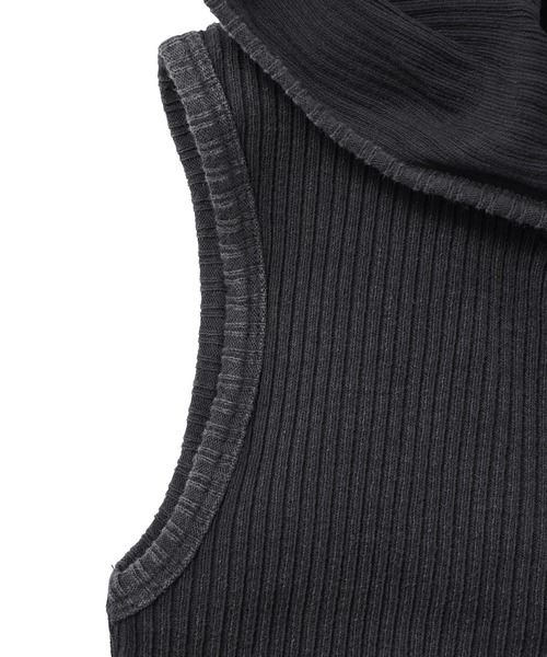 X-girl（エックスガール）の「FADED ZIP UP HOODIE（パーカー・レディース・ブルー/ブラック/ブラウン・S/M）」の6枚目の写真