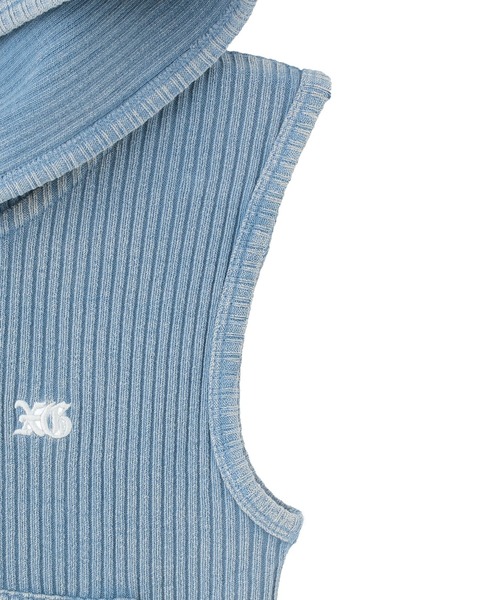 X-girl（エックスガール）の「FADED ZIP UP HOODIE（パーカー・レディース・ブルー/ブラック/ブラウン・S/M）」の11枚目の写真