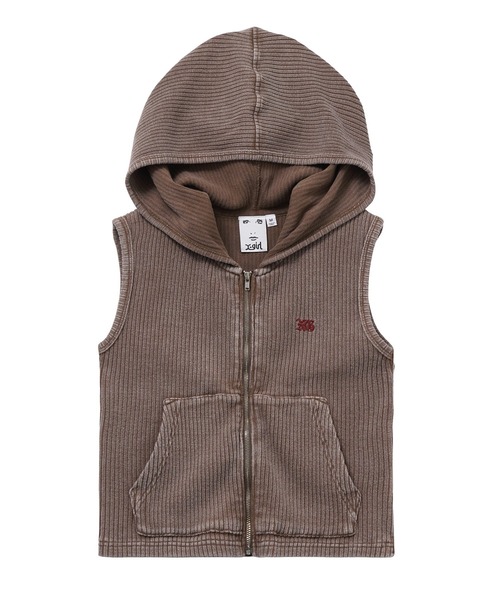 ガール　専用 FADED ZIP UP HOODIE（パーカー）｜X-girl（エックスガール）の