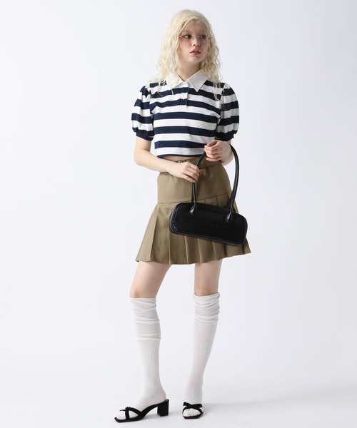 FOREVER 21(フォーエバー トゥエンティーワン)の「【2025SS】ベルト付きプリーツスカート(スカート・レディース・チェック/ベージュ/グレー・MEDIUM/SMALL)」の12枚目の写真