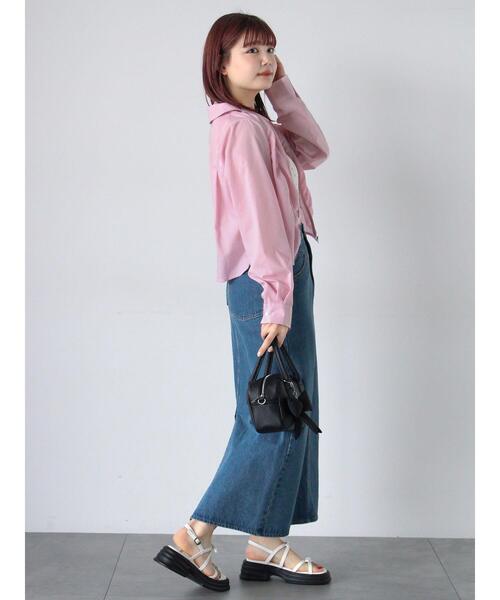 ehka sopo（エヘカソポ）の「ナローリボンサンダル（サンダル・レディース・オフホワイト/シルバー/ブラック・M/L）」の21枚目の写真