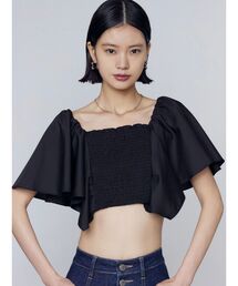 EMODA（エモダ）の「ペタルスリーブショートトップ（Tシャツ/カットソー）」
