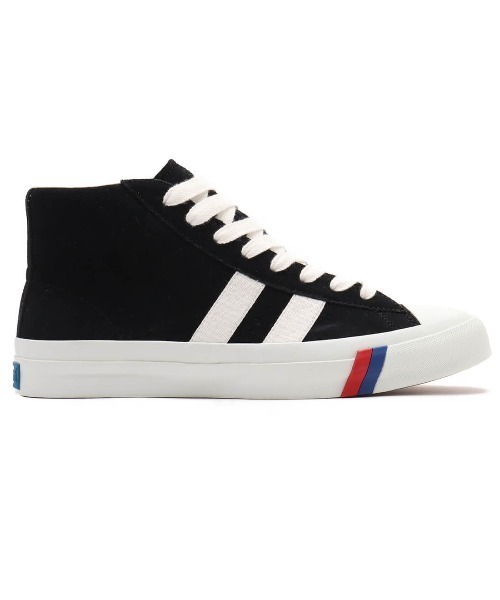 PRO-Keds(プロケッズ)の「PRO-Keds ROYAL PLUS SUEDE HI / プロケッズ ロイヤル プラス スエード ハイ(スニーカー・メンズ・ブラック・25.5cm/26.0cm/26.5cm/27.0cm/27.5cm/28.0cm/28.5cm)」の3枚目の写真