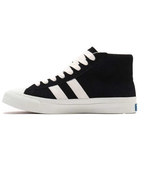 PRO-Keds(プロケッズ)の「PRO-Keds ROYAL PLUS SUEDE HI / プロケッズ ロイヤル プラス スエード ハイ(スニーカー・メンズ・ブラック・25.5cm/26.0cm/26.5cm/27.0cm/27.5cm/28.0cm/28.5cm)」の2枚目の写真