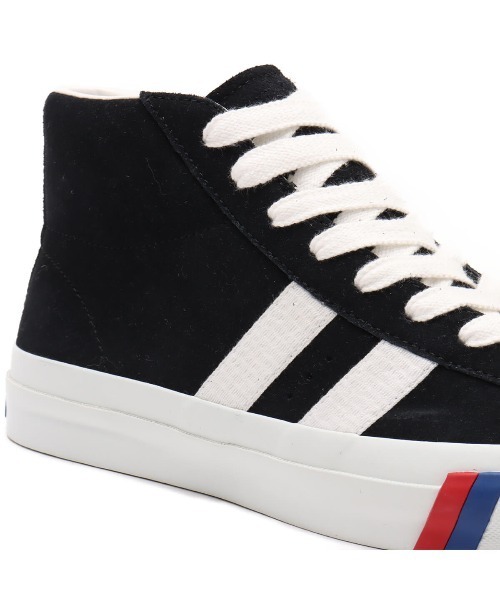 PRO-Keds(プロケッズ)の「PRO-Keds ROYAL PLUS SUEDE HI / プロケッズ ロイヤル プラス スエード ハイ(スニーカー・メンズ・ブラック・25.5cm/26.0cm/26.5cm/27.0cm/27.5cm/28.0cm/28.5cm)」の5枚目の写真