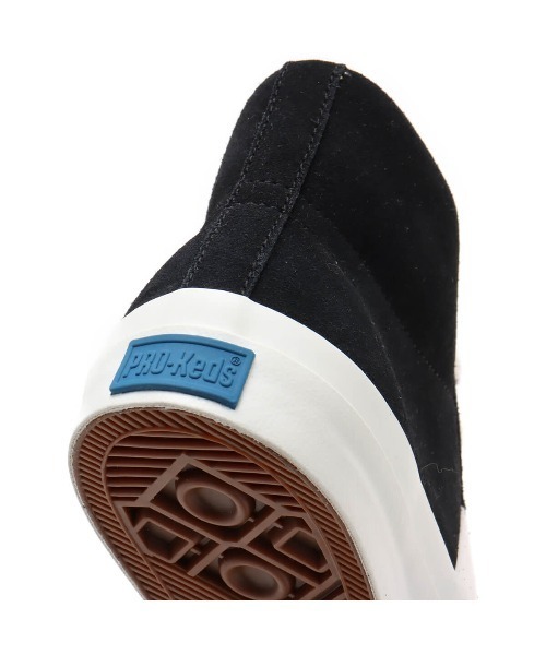 PRO-Keds(プロケッズ)の「PRO-Keds ROYAL PLUS SUEDE HI / プロケッズ ロイヤル プラス スエード ハイ(スニーカー・メンズ・ブラック・25.5cm/26.0cm/26.5cm/27.0cm/27.5cm/28.0cm/28.5cm)」の4枚目の写真