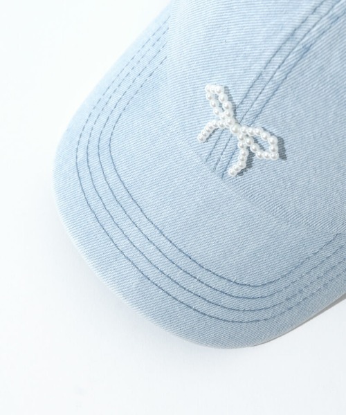 flower（フラワー）の「パールリボンキャップ（キャップ・レディース・ブルー/ネイビー・FREE）」の20枚目の写真