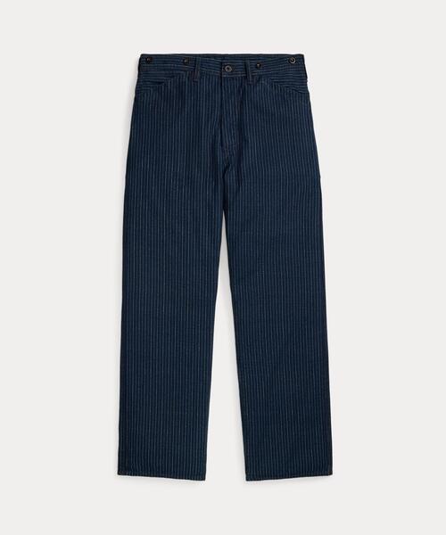 RRL（ダブル アール エル）の「ストライプド コットンリネン