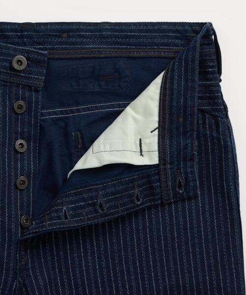 RRL(ダブル アール エル)の「ヴィンテージ 5ポケット インディゴ ツイル パンツ(その他パンツ・メンズ・ネイビー系1・38/32/36/32/32/30/31/30/34/32/32/32/28/30/29/30/30/30/33/32/40/32)」の3枚目の写真