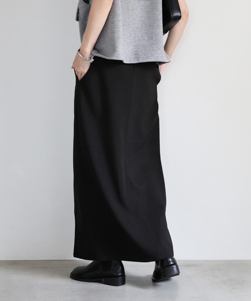 select MOCA(セレクトモカ)の「フェイクレイヤードスリットスカート(スカート・レディース・ブラック/ブラウン・MEDIUM/LARGE)」の16枚目の写真