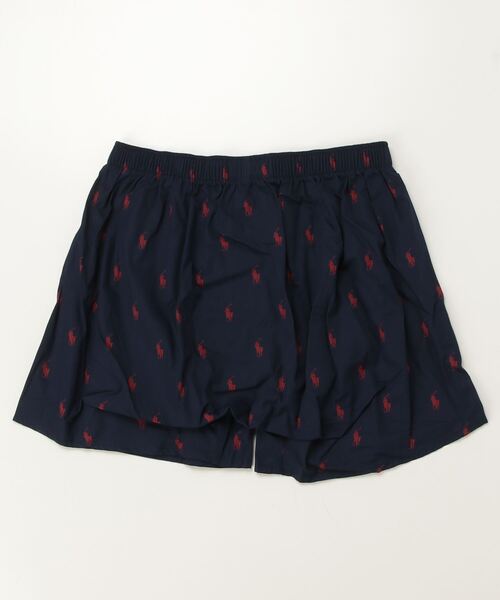 POLO RALPH LAUREN（ポロ ラルフ ローレン）の「【POLO RALPH LAUREN】AOPPプリント 綿 トランクス（トランクス・メンズ・レッド/ネイビー/グリーン・LARGE/MEDIUM/SMALL）」の4枚目の写真