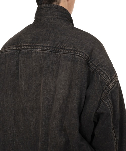 Maison MIHARA YASUHIRO（メゾンミハラヤスヒロ）の「Denim Puffer Jacket（デニムジャケット・メンズ・ブラック/インディゴブルー・44/46/48）」の10枚目の写真