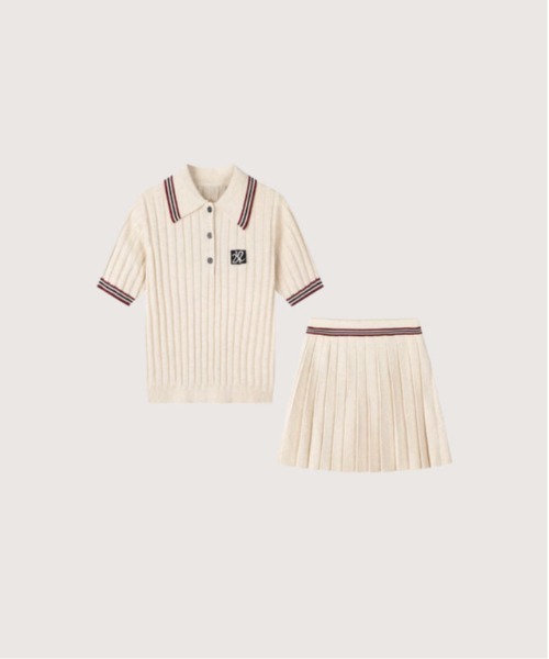 Preppy Polo Knit Set up