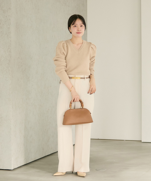 追加》washable straight パンツ 3（スラックス）｜Plage