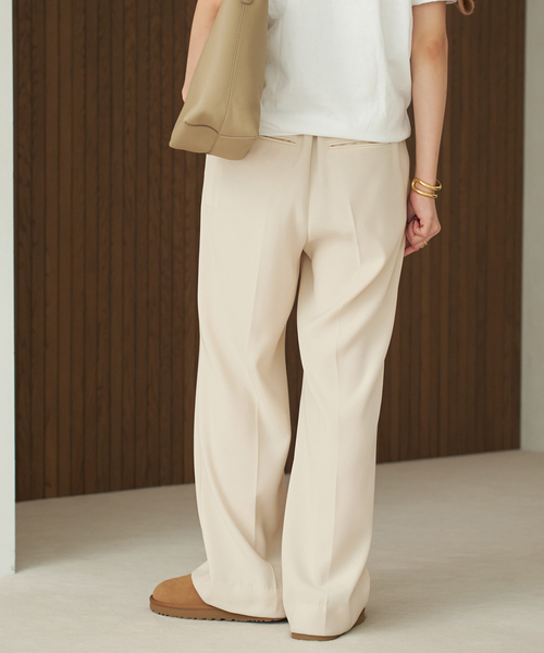 追加》washable straight パンツ 3（スラックス）｜Plage（プラージュ