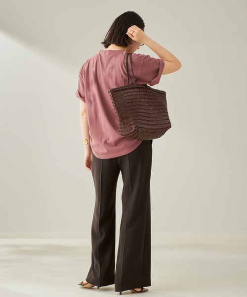 追加》washable straight パンツ 3（スラックス）｜Plage