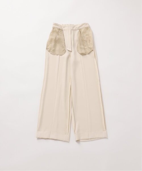 plage（プラージュ）の「《追加》washable straight パンツ 3（スラックス・レディース・ホワイト/ブラウン系その他・38/36/34/32）」の8枚目の写真