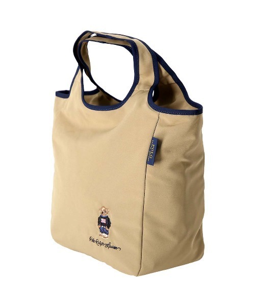 POLO RALPH LAUREN(ポロ ラルフ ローレン)の「保冷・保温バッグ(トートバッグ・レディース・ネイビー/ベージュ/ブラック・FREE)」の7枚目の写真