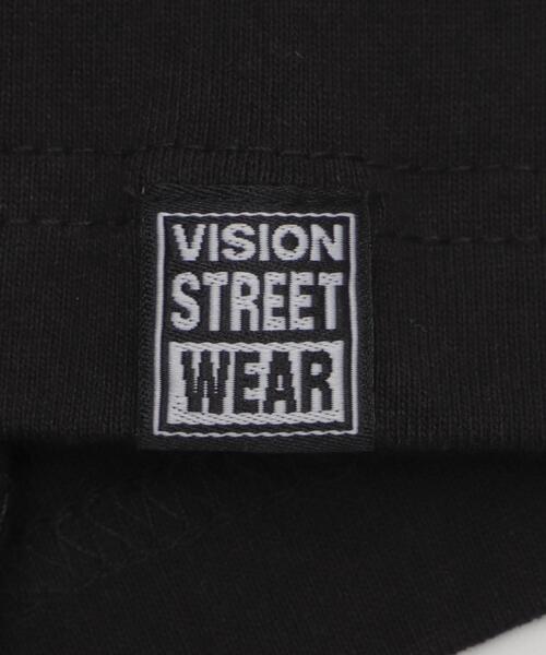 VISION STREET WEAR（ヴィジョンストリートウェア）の「∴WEGO/VISION別注ボックスロゴゴーストスケーターT（Tシャツ/カットソー・メンズ・パープル/ブラック/ホワイト・LARGE/MEDIUM）」の4枚目の写真