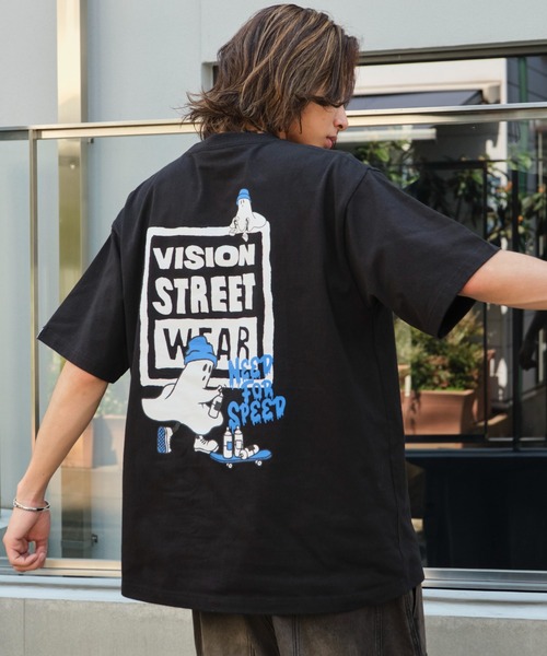 ∴WEGO/【25年春夏新作】別注VISIONボックスロゴゴースト