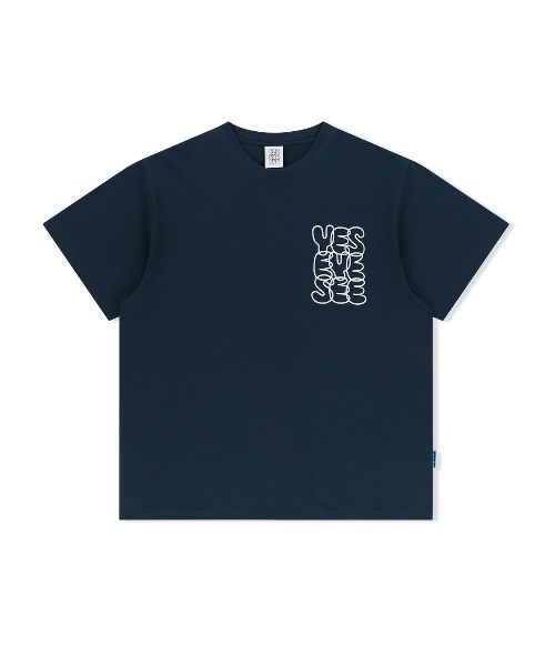 YESEYESEE（イエスアイシー）の「C-Logo Tee（Tシャツ/カットソー・メンズ・チョコ/ブラック/ホワイト/ネイビー/スカイブルー・S/M/L/XL）」の5枚目の写真