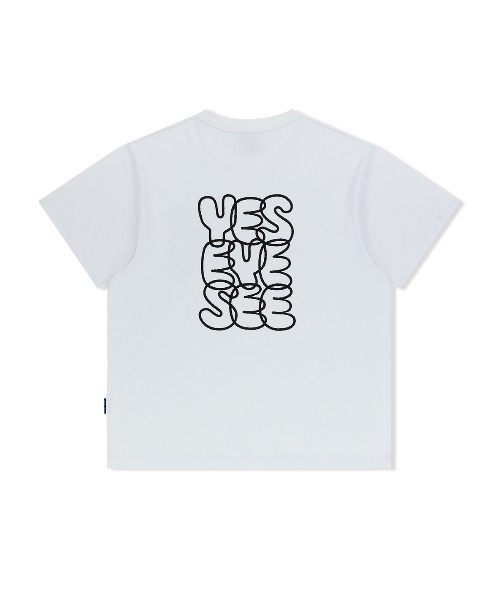 YESEYESEE（イエスアイシー）の「C-Logo Tee（Tシャツ/カットソー・メンズ・チョコ/ブラック/ホワイト/ネイビー/スカイブルー・S/M/L/XL）」の6枚目の写真