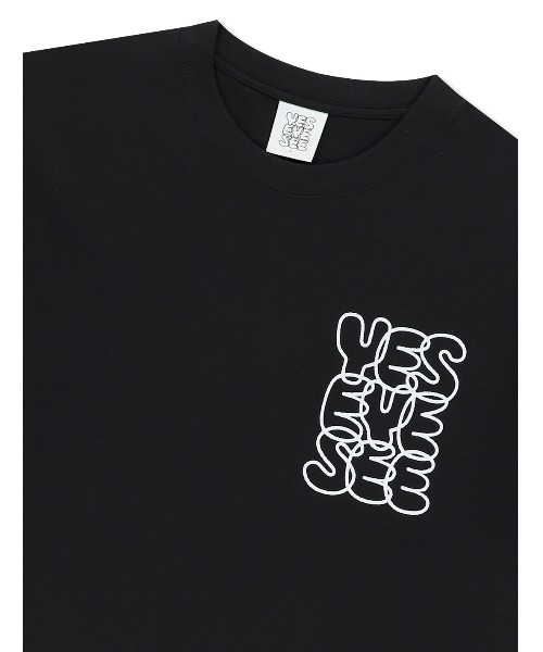 YESEYESEE（イエスアイシー）の「C-Logo Tee（Tシャツ/カットソー・メンズ・チョコ/ブラック/ホワイト/ネイビー/スカイブルー・S/M/L/XL）」の18枚目の写真