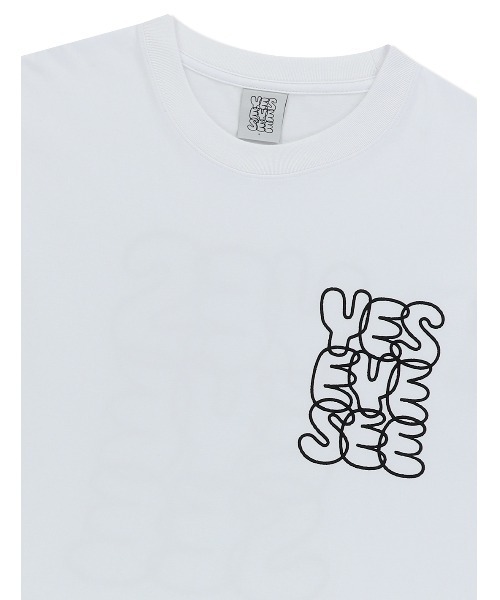 YESEYESEE（イエスアイシー）の「C-Logo Tee（Tシャツ/カットソー・メンズ・チョコ/ブラック/ホワイト/ネイビー/スカイブルー・S/M/L/XL）」の10枚目の写真