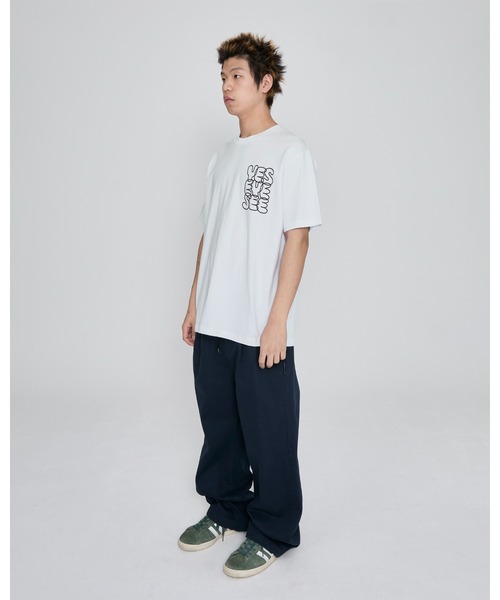 YESEYESEE（イエスアイシー）の「C-Logo Tee（Tシャツ/カットソー・メンズ・チョコ/ブラック/ホワイト/ネイビー/スカイブルー・S/M/L/XL）」の12枚目の写真