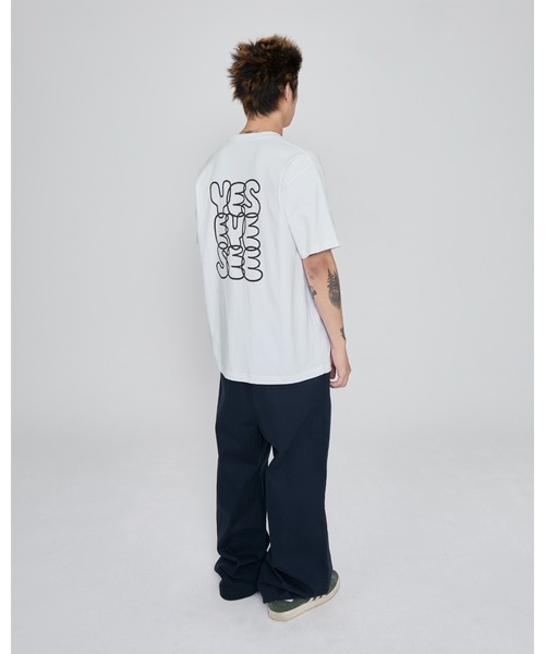 YESEYESEE（イエスアイシー）の「C-Logo Tee（Tシャツ/カットソー・メンズ・チョコ/ブラック/ホワイト/ネイビー/スカイブルー・S/M/L/XL）」の13枚目の写真