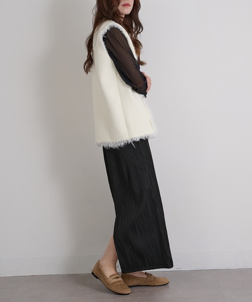 SETUP7(セットアップセブン)の「通勤にもデイリーにも使える♪【SETUP7】コインローファー フラットローファー ペニーローファー/合皮/スウェード/ローヒール/通勤/オフィス/カジュアル/レディース KNF142(ローファー・レディース・ダークブラウン/ベージュ/ブラック・36/37/38/39)」の18枚目の写真