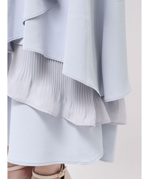 RESEXXY（リゼクシー）の「プリーツヘムラッフルフレアスカート（スカート・レディース・ブルー/ブラック/ベージュ・FREE）」の19枚目の写真