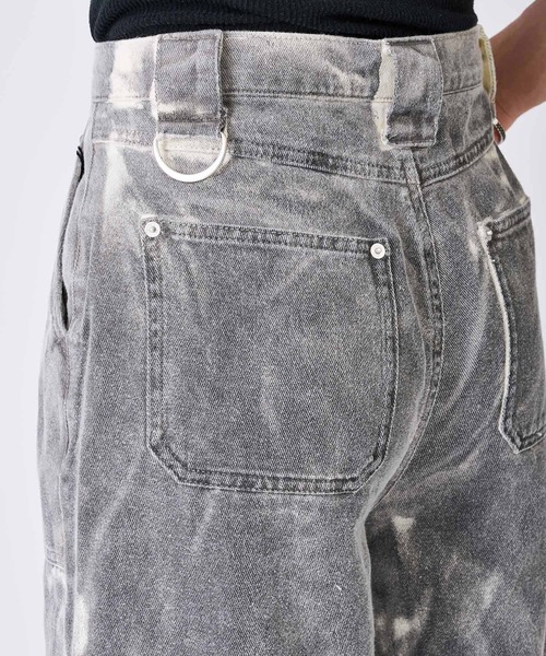 RE730（アールイーセブンサーティー）の「ビンテージ古着風ワイドデニムパンツ（デニムパンツ・メンズ・グレー・X-LARGE/LARGE/MEDIUM）」の10枚目の写真