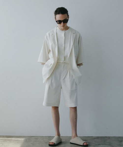 ETRE TOKYO（エトレトウキョウ）の「コットンリネンハーフパンツ（その他パンツ・レディース・ホワイト/ネイビー・S/M）」の10枚目の写真