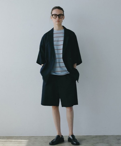 ETRE TOKYO（エトレトウキョウ）の「コットンリネンハーフパンツ（その他パンツ・レディース・ホワイト/ネイビー・S/M）」の3枚目の写真