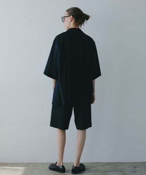 ETRE TOKYO（エトレトウキョウ）の「コットンリネンハーフパンツ（その他パンツ・レディース・ホワイト/ネイビー・S/M）」の5枚目の写真