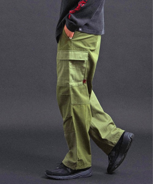 JACKROSE（ジャックローズ）の「BAYCANT 3素材ｶｰｺﾞﾊﾟﾝﾂ 2（カーゴパンツ・メンズ・ブラック/カーキ・M/L/XL）」の21枚目の写真