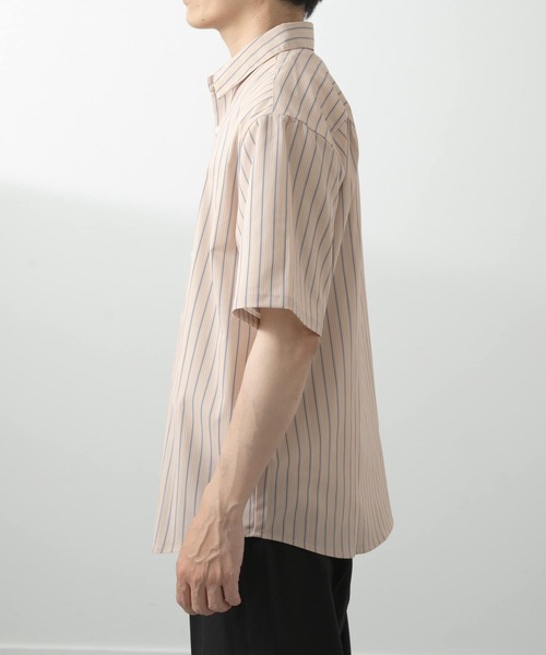 ITEMS URBANRESEARCH（アイテムズ アーバンリサーチ）の「Multi Stripes R.Collar shirts（シャツ/ブラウス・メンズ・ブルー/ブラウン/ベージュ・MEDIUM/LARGE）」の21枚目の写真
