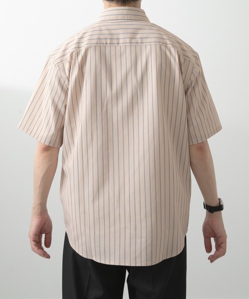 ITEMS URBANRESEARCH（アイテムズ アーバンリサーチ）の「Multi Stripes R.Collar shirts（シャツ/ブラウス・メンズ・ブルー/ブラウン/ベージュ・MEDIUM/LARGE）」の22枚目の写真
