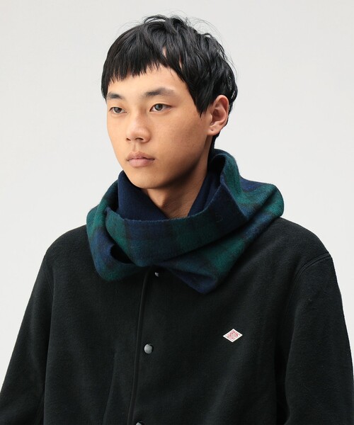 BEAMS（ビームス）の「カシミヤ リバーシブル マフラー（マフラー・メンズ・チャコールグレー/カーキ/ネイビー・ONE SIZE）」の3枚目の写真