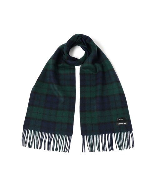 BEAMS（ビームス）の「カシミヤ リバーシブル マフラー（マフラー・メンズ・チャコールグレー/カーキ/ネイビー・ONE SIZE）」の10枚目の写真