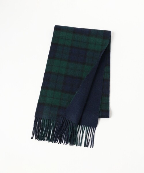 BEAMS（ビームス）の「カシミヤ リバーシブル マフラー（マフラー・メンズ・チャコールグレー/カーキ/ネイビー・ONE SIZE）」の11枚目の写真