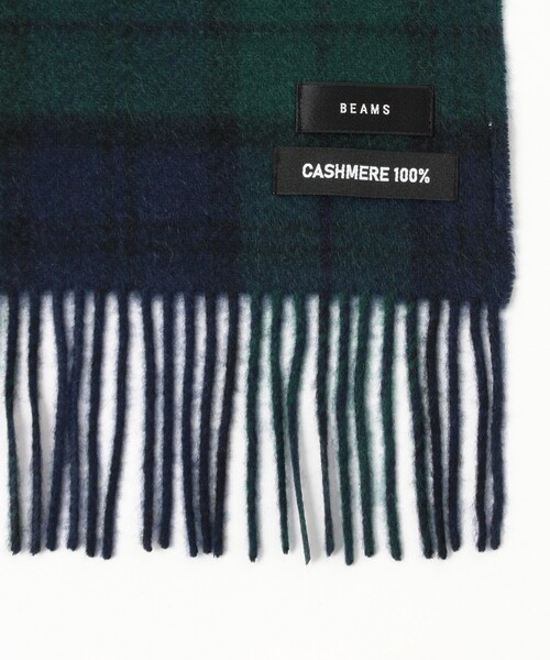 BEAMS（ビームス）の「カシミヤ リバーシブル マフラー（マフラー・メンズ・チャコールグレー/カーキ/ネイビー・ONE SIZE）」の12枚目の写真
