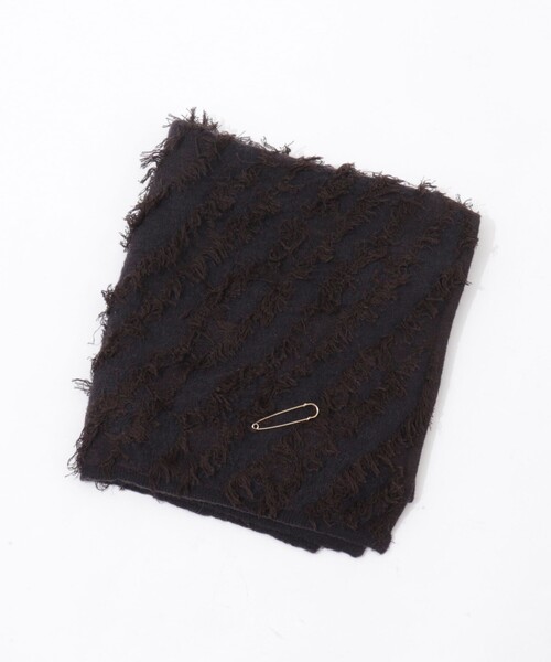 NOLLEY’S(ノーリーズ)の「フリンジストール(ストール/ショール・レディース・ホワイト/ダークブラウン/ライトグレー・FREE)」の11枚目の写真